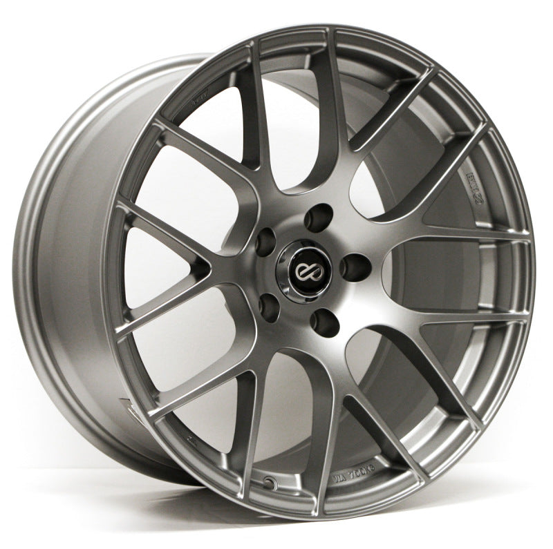 Enkei Raijin 18x8 42mm Offset 5x120 Bolt Pattern 72.6 Bore Diamter Gunmetal Wheel