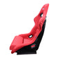 NRG FRP Bucket Seat (Red Cloth) - Large