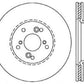 StopTech 99-08 Acura TL (STD Caliber) / 01-03 CL / 04-09 TSX Cross Drilled Right Front Rotor