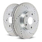 Power Stop 93-97 Lexus GS300 Rear Evolution Drilled & Slotted Rotors - Pair