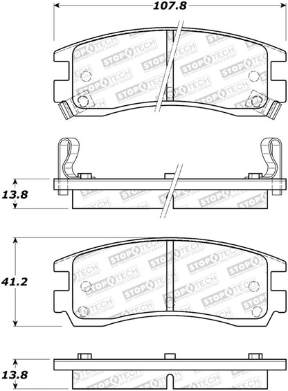 StopTech Street Brake Pads