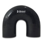 Vibrant 4 Ply Reinforced Silicone Elbow Connector - 3in ID x 4.25in Leg 180 Deg Elbow (BLACK)