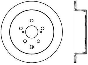 StopTech Sport Drilled & Slotted Rotor - Rear Right