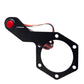 NRG Steering Single Switch - Extended Kit Black