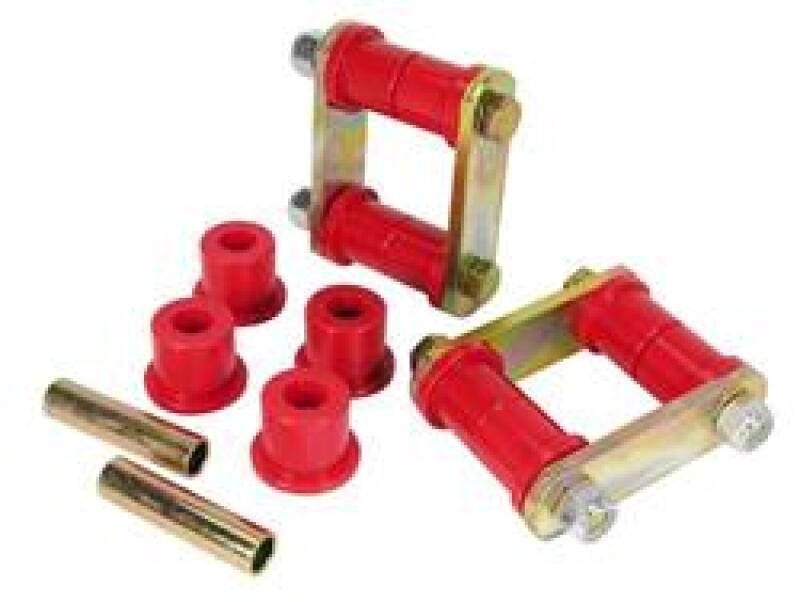 Prothane 84 Range Rover Upper/Lower Front Shock Bushings - Red