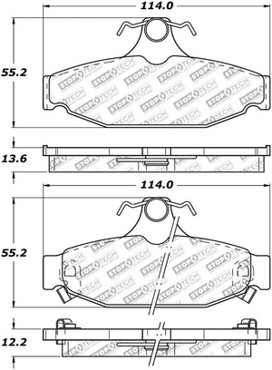 StopTech Street Select Brake Pads - Front