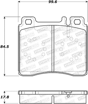 StopTech Street Brake Pads - Front