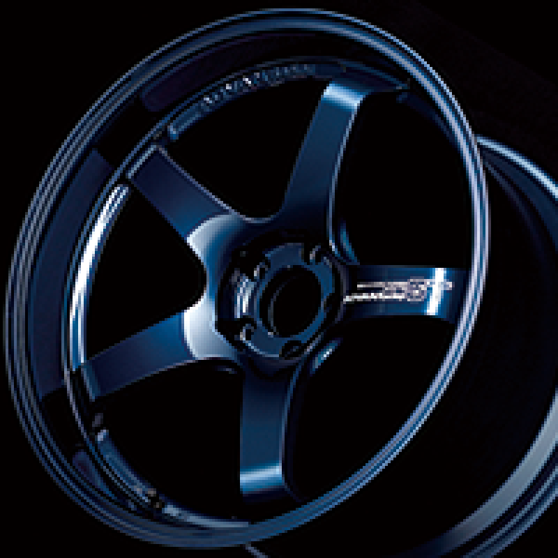 Advan GT Premium Version 19x10.5 +32 5-112 Racing Titanium Blue Wheel