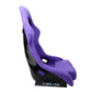 NRG FRP Bucket Seat PRISMA Edition W/ pearlized Back Purple Alcantara - Large