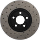 StopTech 03-09 Lincoln Town Car / 03-09 Mercury Grand Marquis Front Left Slotted & Drilled Rotor