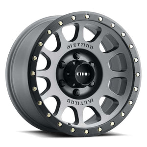 Method MR305 NV 17x8.5 / 0mm Offset / 5x5.5BP / 108mm CB / Titanium - Matte Black Lip Wheel