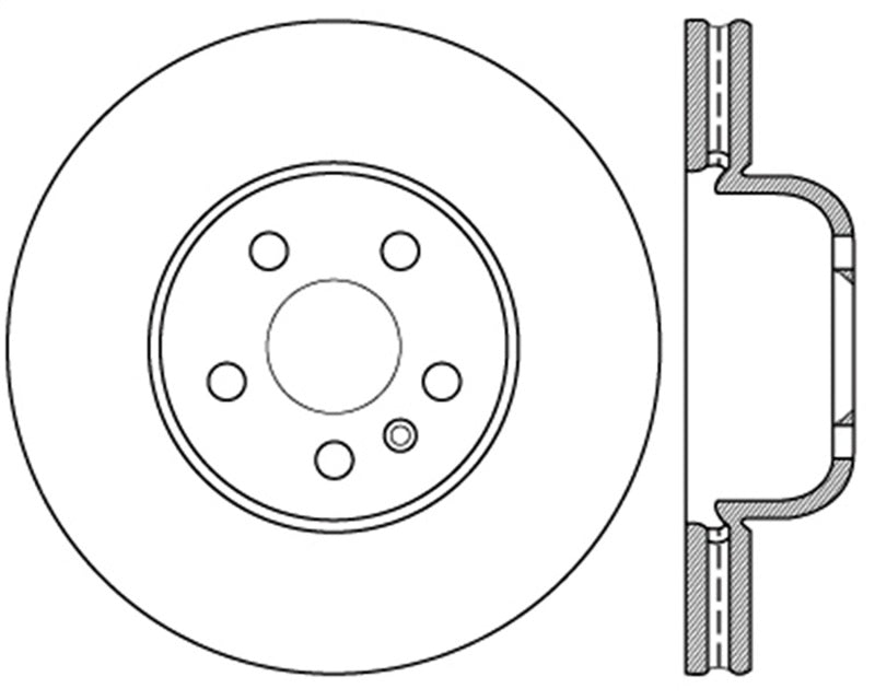 StopTech Slotted & Drilled Sport Brake Rotor