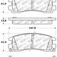 StopTech Sport Brake Pads w/Shims and Hardware - Front