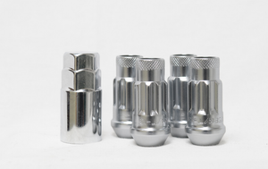 Wheel Mate Monster Open End Lug Nut Set of 4 - Chrome 1/2in