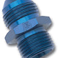 Russell Performance -8 AN Flare to 14mm x 1.5 Metric Thread Adapter (Blue)