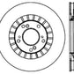 StopTech 00-09 Honda S2000 Front Drilled Left Rotor