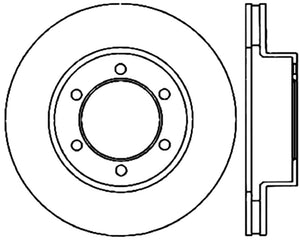 StopTech Power Slot 01-07 Toyota Sequoia / 00-06 Tundra CRYO Slotted Front Left Rotor SPECIAL ORDER