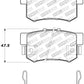 StopTech Performance 08-10 Honda Accord EX/EX-L Coupe / 08-10 LX/LX-P/LX+ Sedan Rear Brake Pads