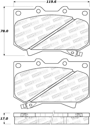 StopTech Street Brake Pads