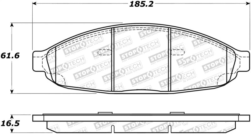 StopTech Street Select Brake Pads - Rear