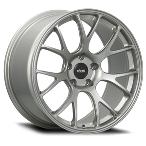 Konig Forged F1M 18X9.5 5X120 ET44 Ash Silver Knurled Bead