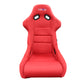 NRG FRP Bucket Seat (Red Cloth) - Large