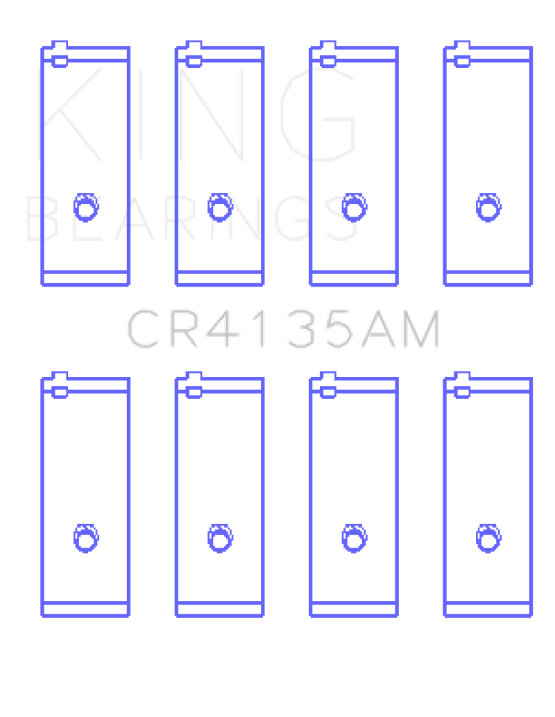 King 85-01 Toyota 5SFE L4 DOHC 16 Valves Rod Bearing Set - Size STD