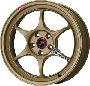 Enkei PF06 18x9in 5x100 BP 42mm Offset 75mm Bore Gold Wheel