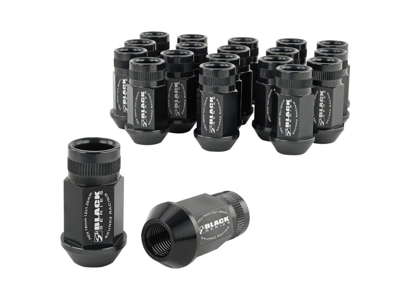 Skunk2 12x1.25 Forged Lug Nut - Black (Set of 20)