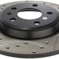 StopTech Power Slot 09-10 Audi A4/A4 Quattro / 08-10 A5 / 10 S4 Rear Right Drilled & Slotted Rotor