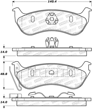 StopTech Street Select Brake Pads