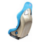 NRG FRP Bucket Seat ULTRA Edition - Medium (Blue Alcantara/Pearlized Back)