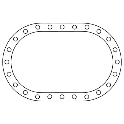 Cometic Fuel Cell .062in Fiber Filler Gasket - 24 Bolt - Oval