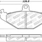 StopTech Performance 05-06 Lotus Exige Rear Brake Pads