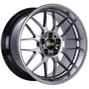 BBS RG-R 18x8.5 5x120 ET13 Diamond Black Wheel -82mm PFS/Clip Required