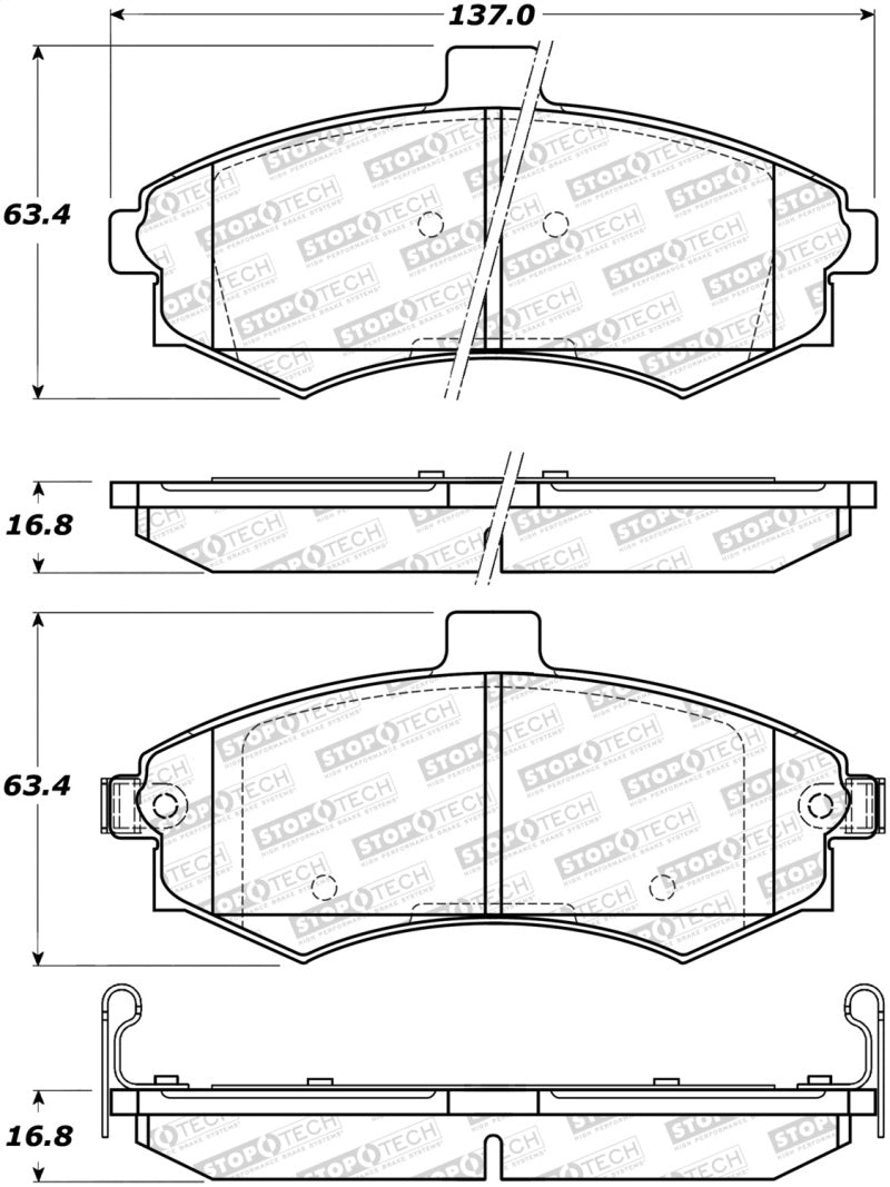 StopTech Street Brake Pads