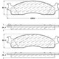 StopTech Sport Brake Pads w/Shims and Hardware - Front