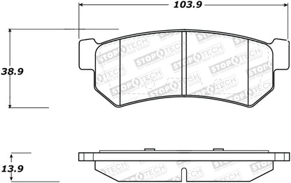 StopTech Street Brake Pads - Front