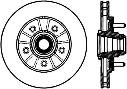 StopTech Power Slot 12/99-11/04 Ford F150 2WD Front Left Slotted CRYO Rotor