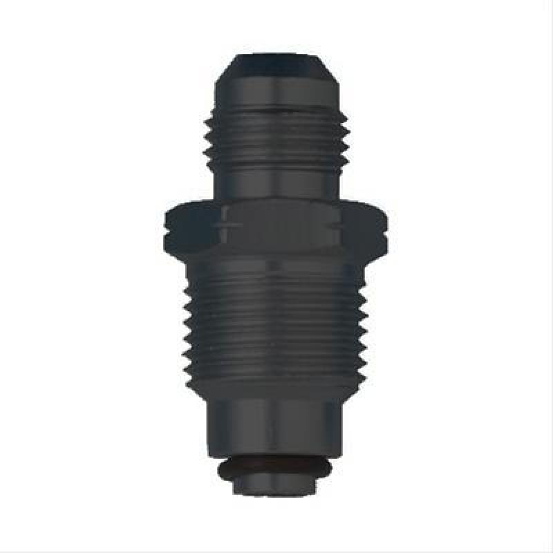 Fragola -6AN x 18mm x 1.5 Male Adapter-F.I. - Black