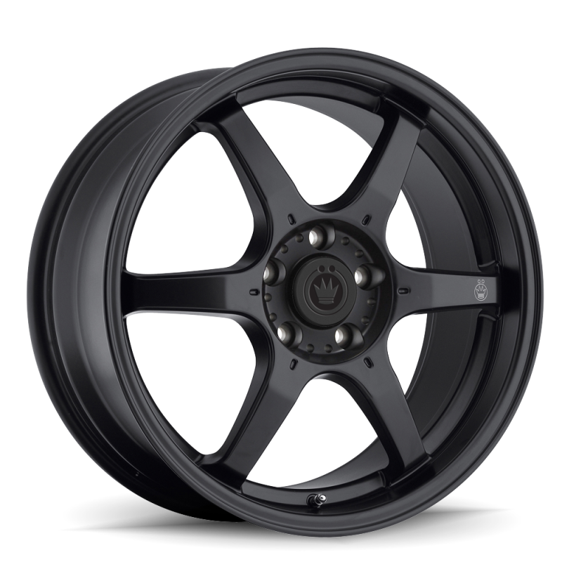 Konig Backbone 17x7.5 5x100 ET45 Matte Black Milling Logo on Spoke