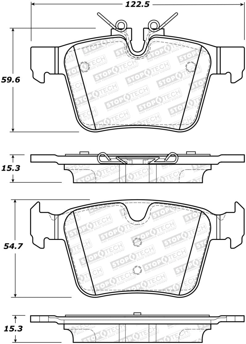 StopTech Street Brake Pads - Front