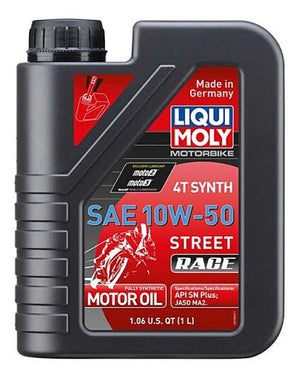 LIQUI MOLY 1L Motorbike 4T Synth SAE 10W50 Street Race