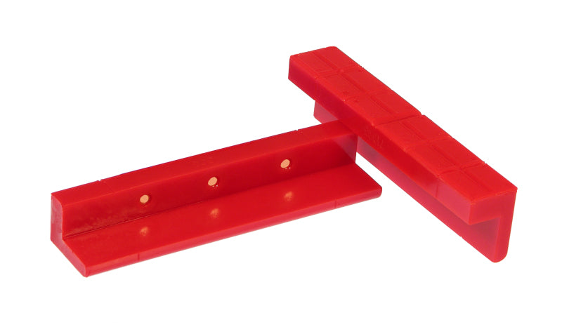 Prothane Universal Vice Pads Soft Jaw Kit - Red