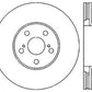 StopTech 03-08 Pontiac Vibe / 05-09 Scion tc Left Front Slotted & Drilled Rotor