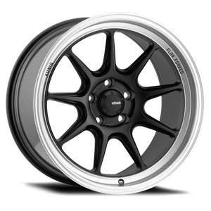 Konig Countergram 18x10.5B 5x114.3 ET20 Matte Black / Matte Machined Lip