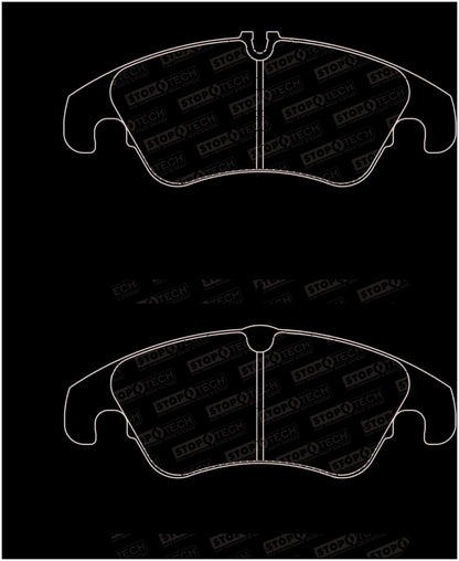 StopTech 12-19 Audi A6 / 11-18 Audi A7 Quattro Sport Brake Pads w/Shims and Hardware - Front