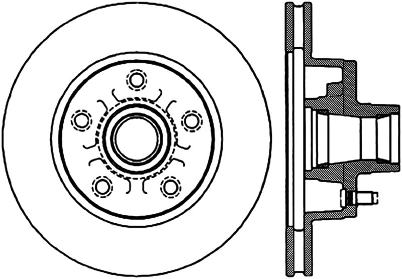 StopTech Slotted & Drilled Sport Brake Rotor