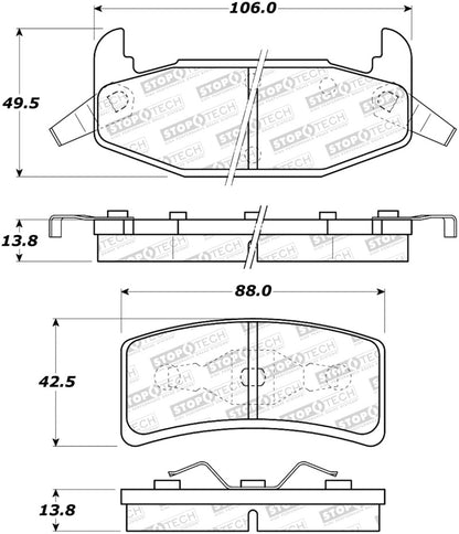 StopTech Street Brake Pads