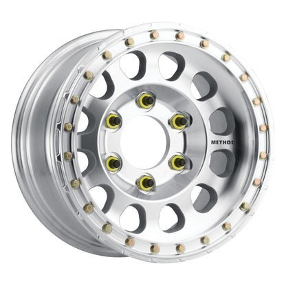 Method MR103 Beadlock 17x9 -12mm Offset 6x6.5 108mm CB Raw Machined w/BH-H24125 Wheel